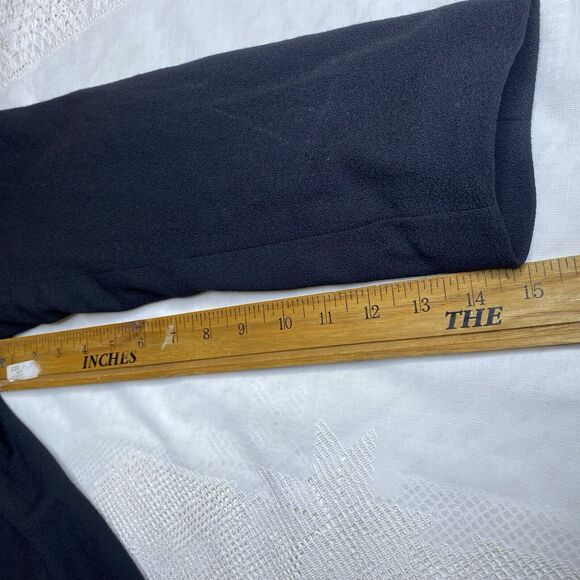 JON LAWRENCE LTD 100% Wool One Button Layered Lapel Blazer Jacket Mens 36 Black - Picture 8 of 8